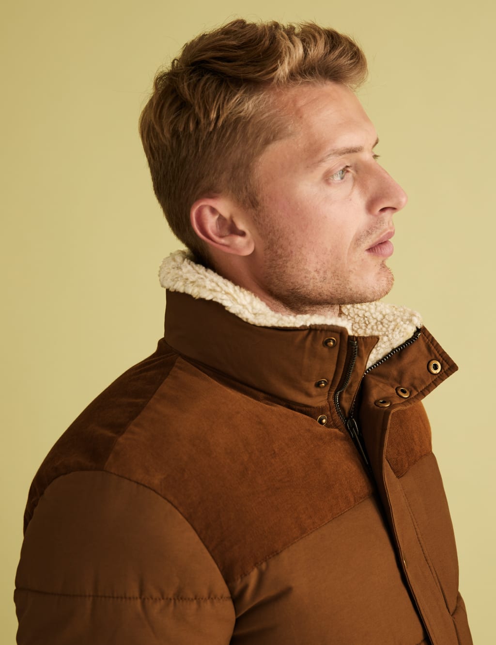 Borg Lined Puffer Jacket with Stormwear™ 3 of 8
