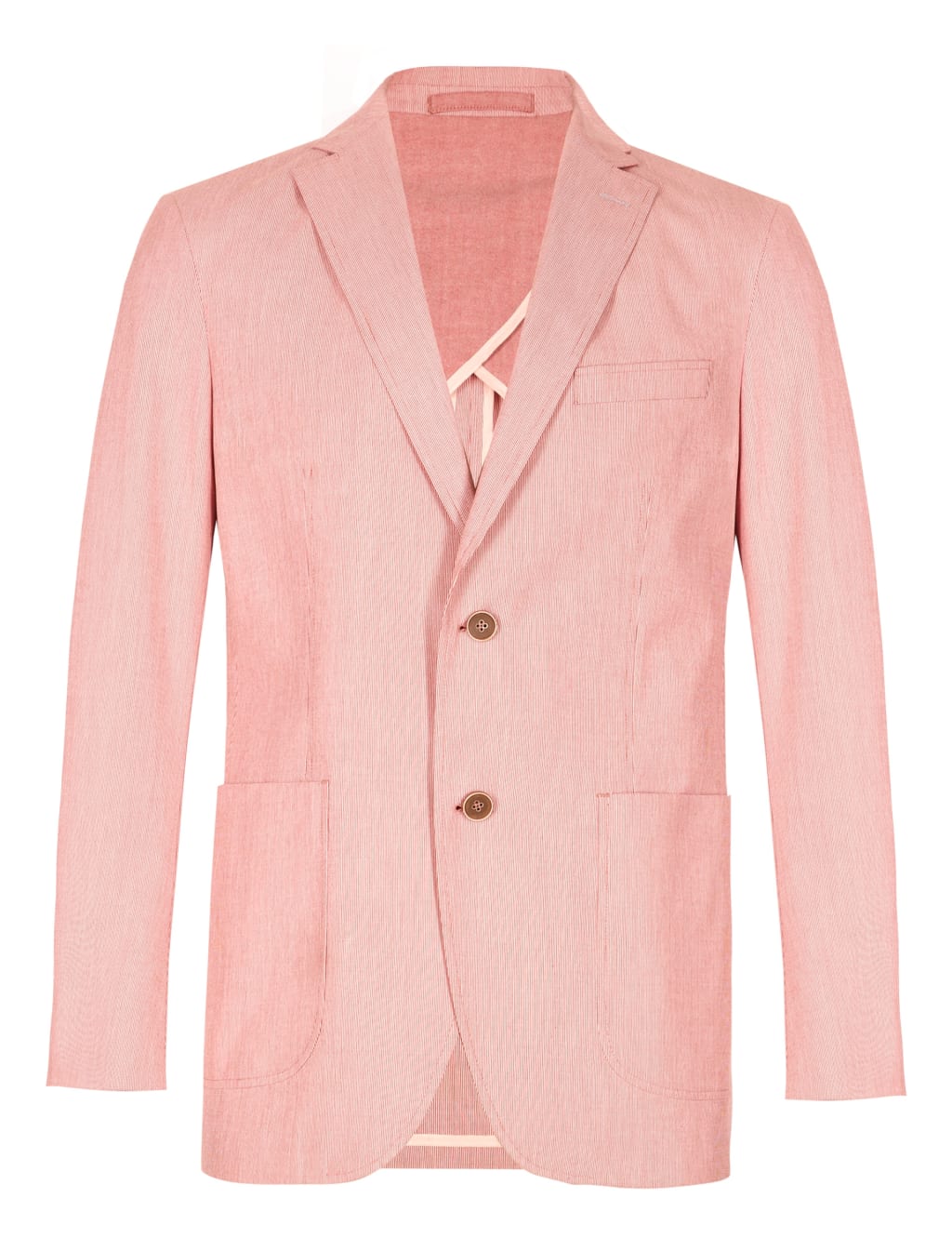 Luxury Pure Cotton Fine Striped Jacket 3 of 6