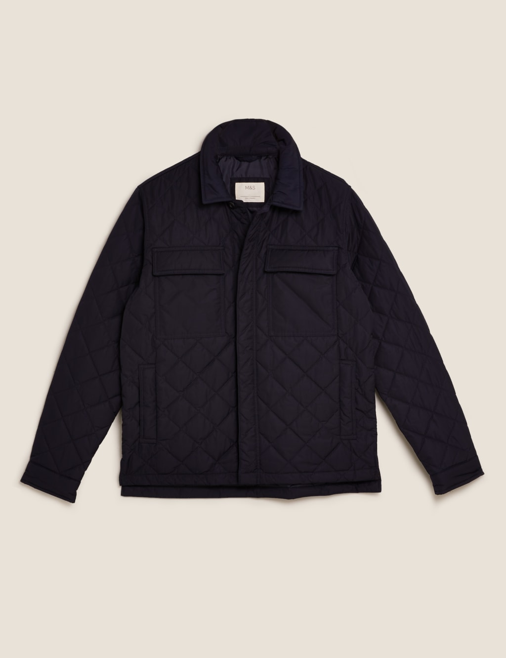 Quilted Shirt Jacket M S Collection M S