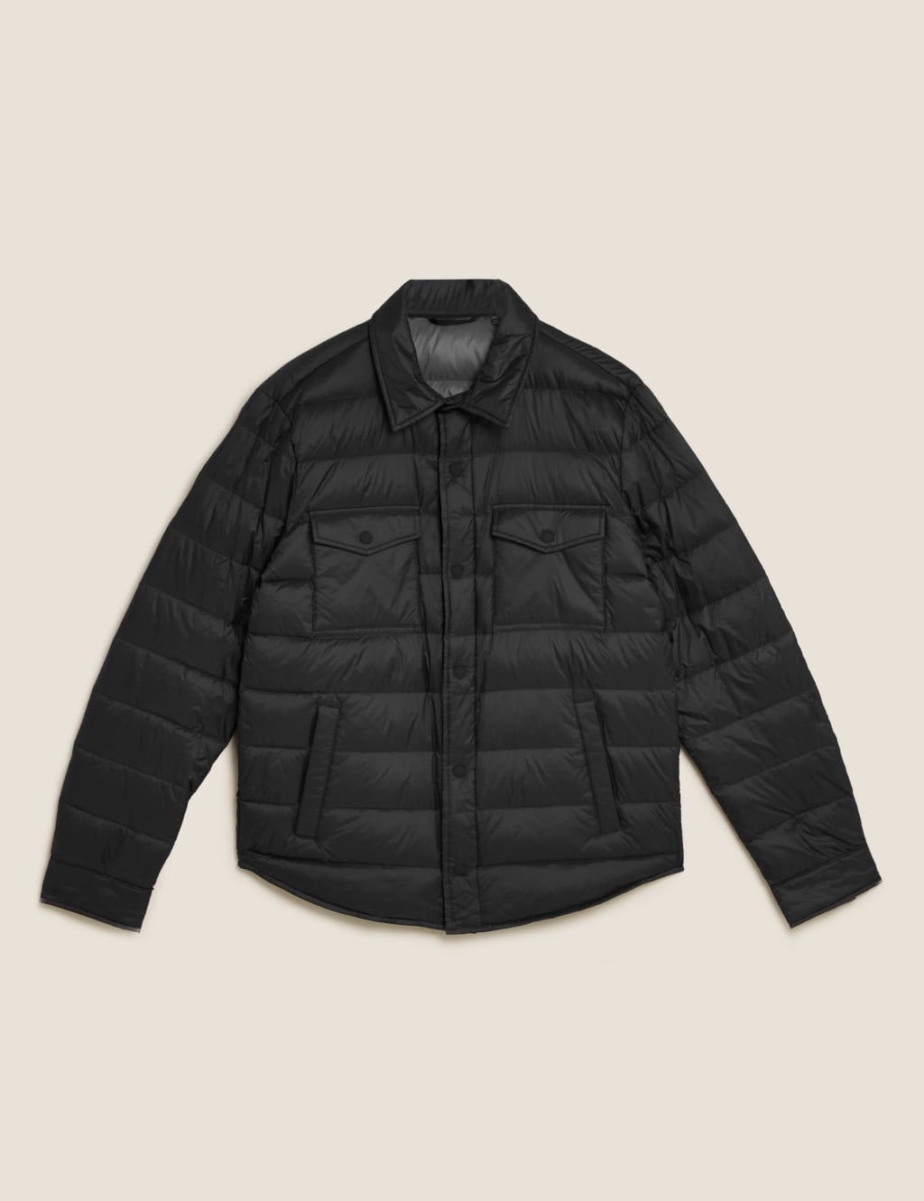 Feather and Down Shirt Jacket 2 of 8