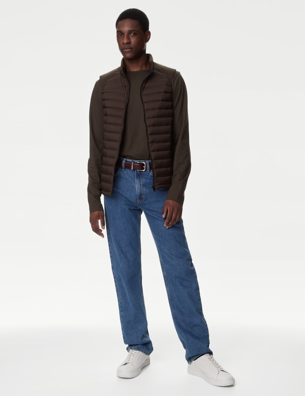 Feather and Down Gilet M S Collection M S