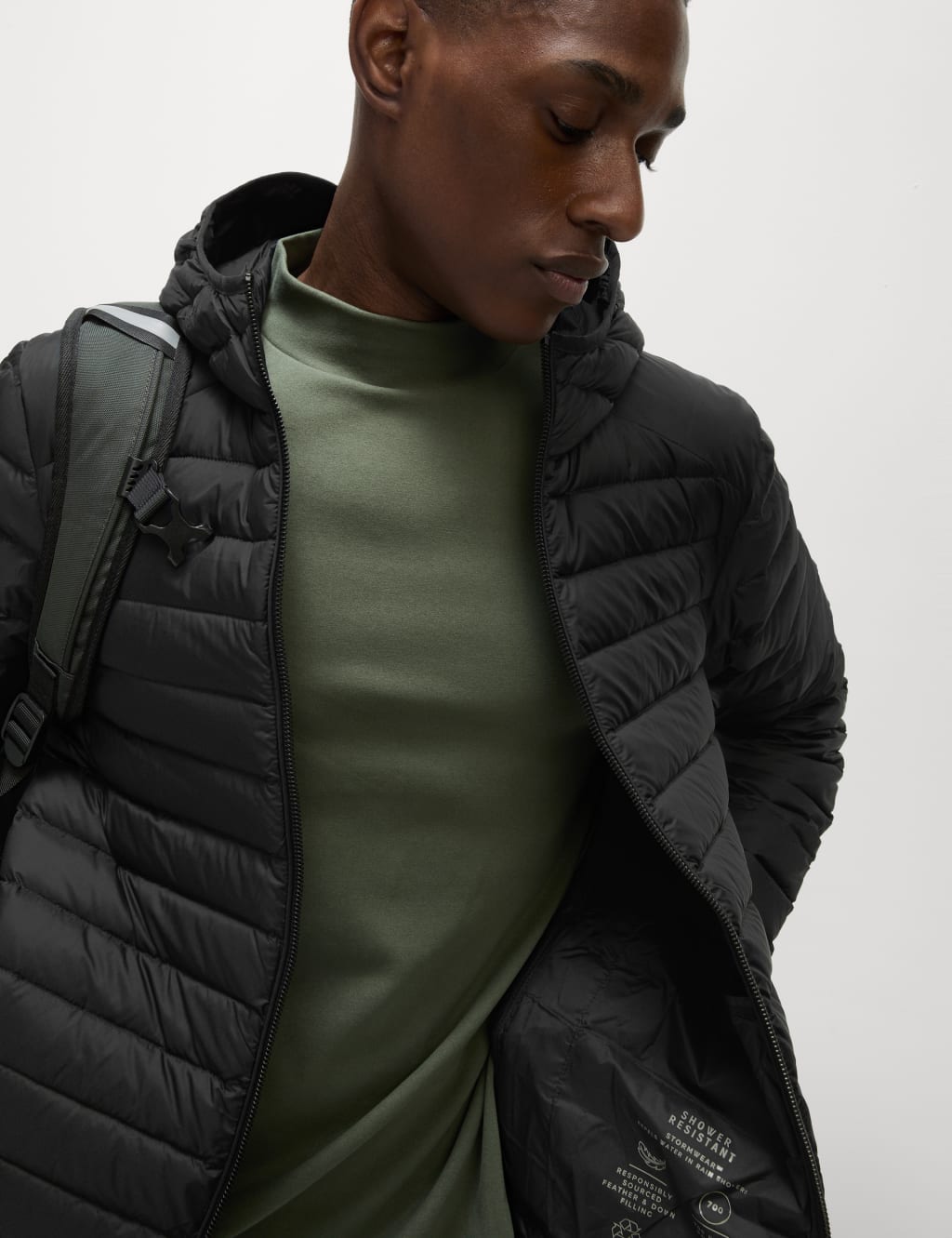 M&s mens down jacket on sale