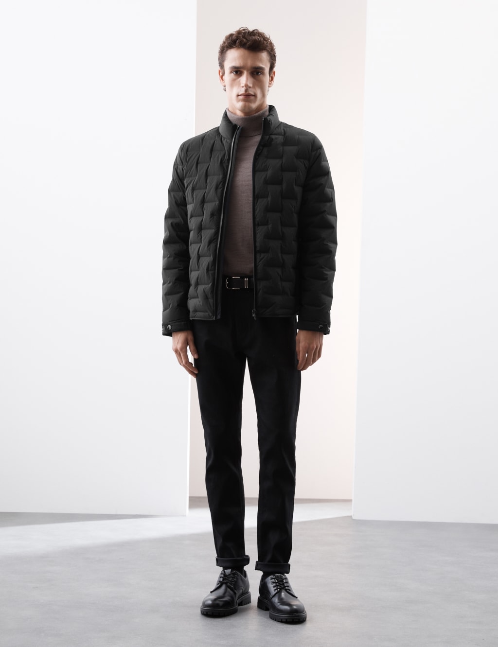 Feather and Down Baffle Jacket Autograph M S