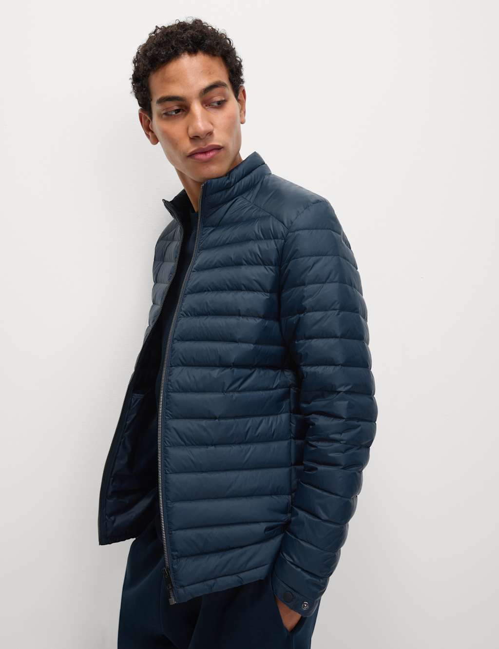 Lightweight Feather & Down Puffer Jacket with Stormwear™ 1 of 8