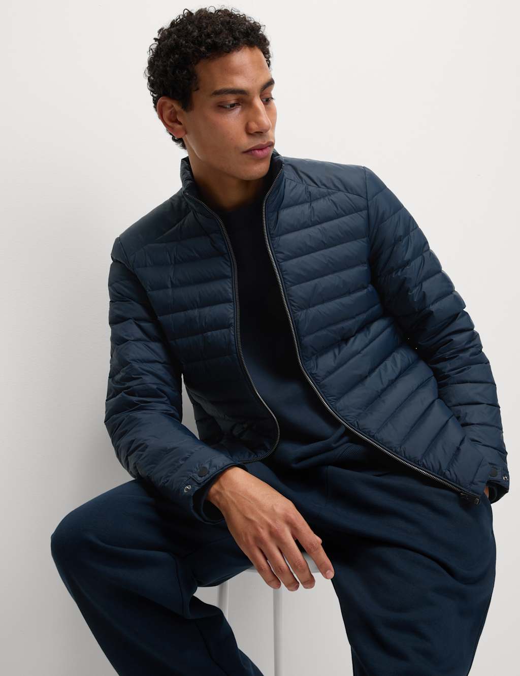 Lightweight Feather & Down Puffer Jacket with Stormwear™ 4 of 8