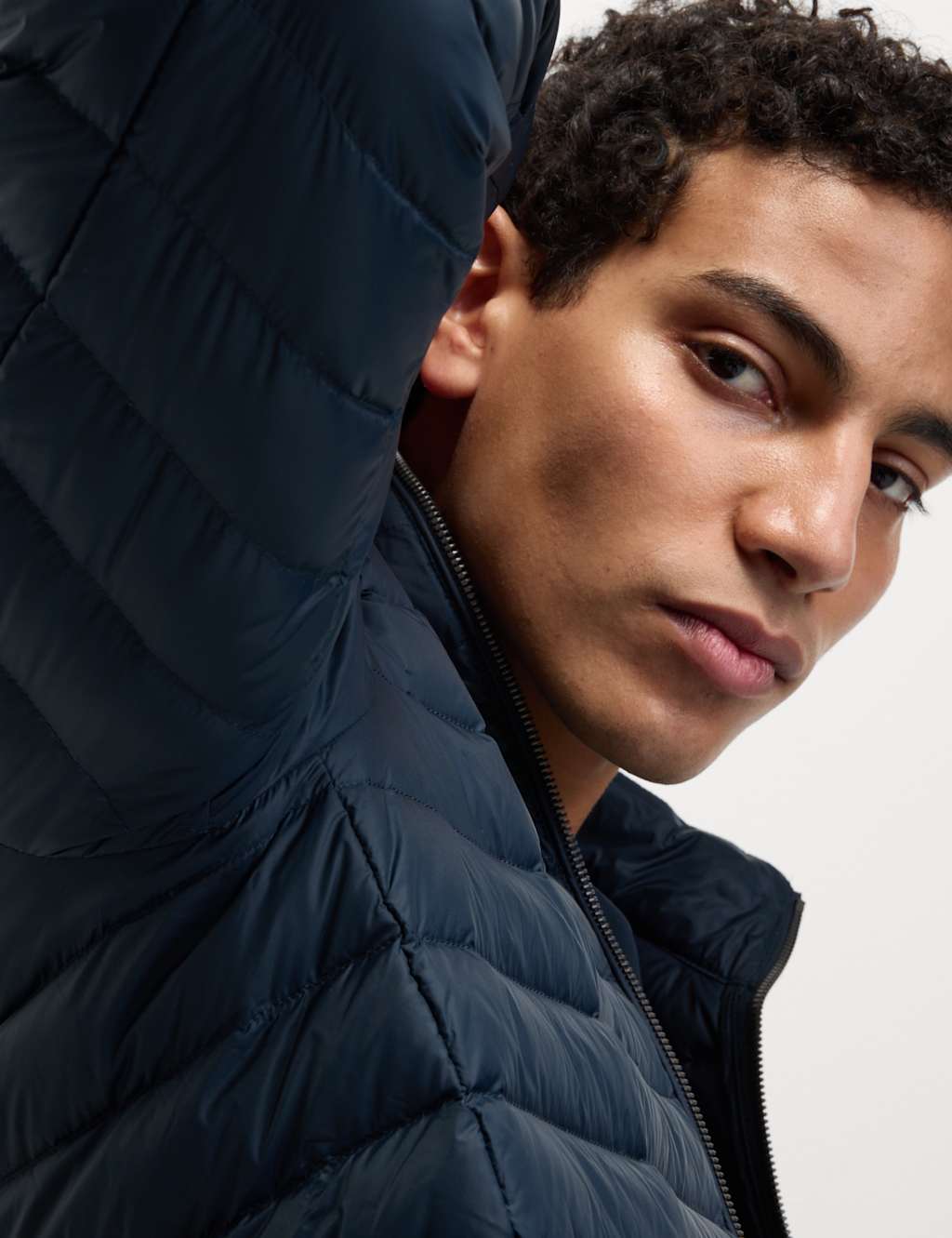 Lightweight Feather & Down Puffer Jacket with Stormwear™ 6 of 8