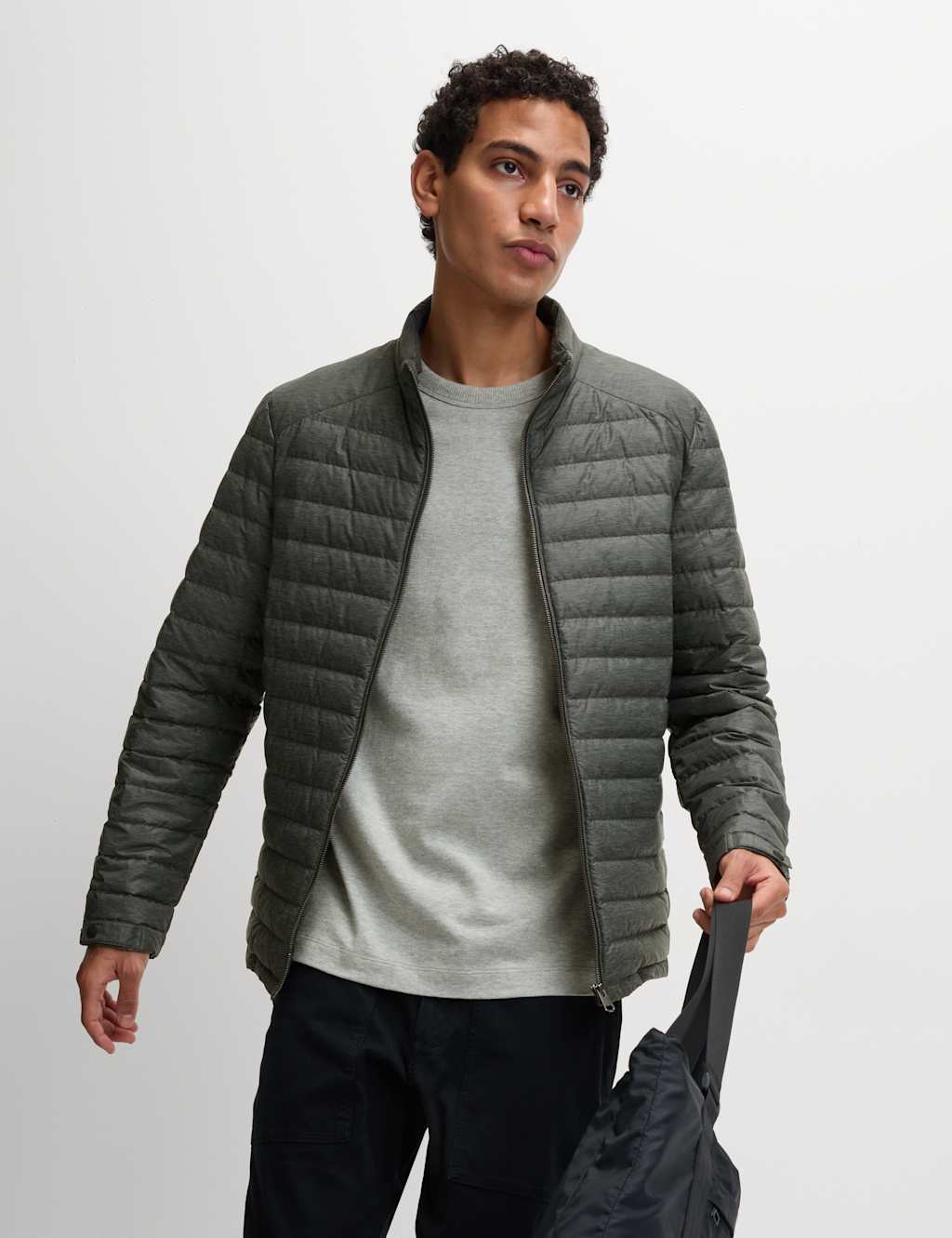 Lightweight Feather & Down Puffer Jacket with Stormwear™ 4 of 7