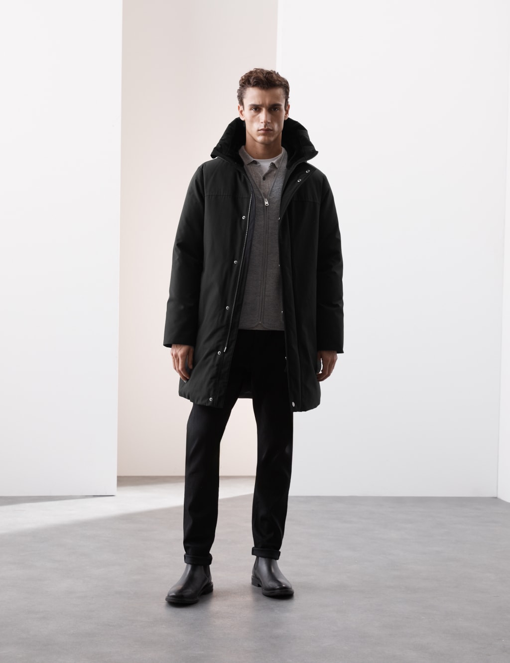 Jaeger puffer coat store