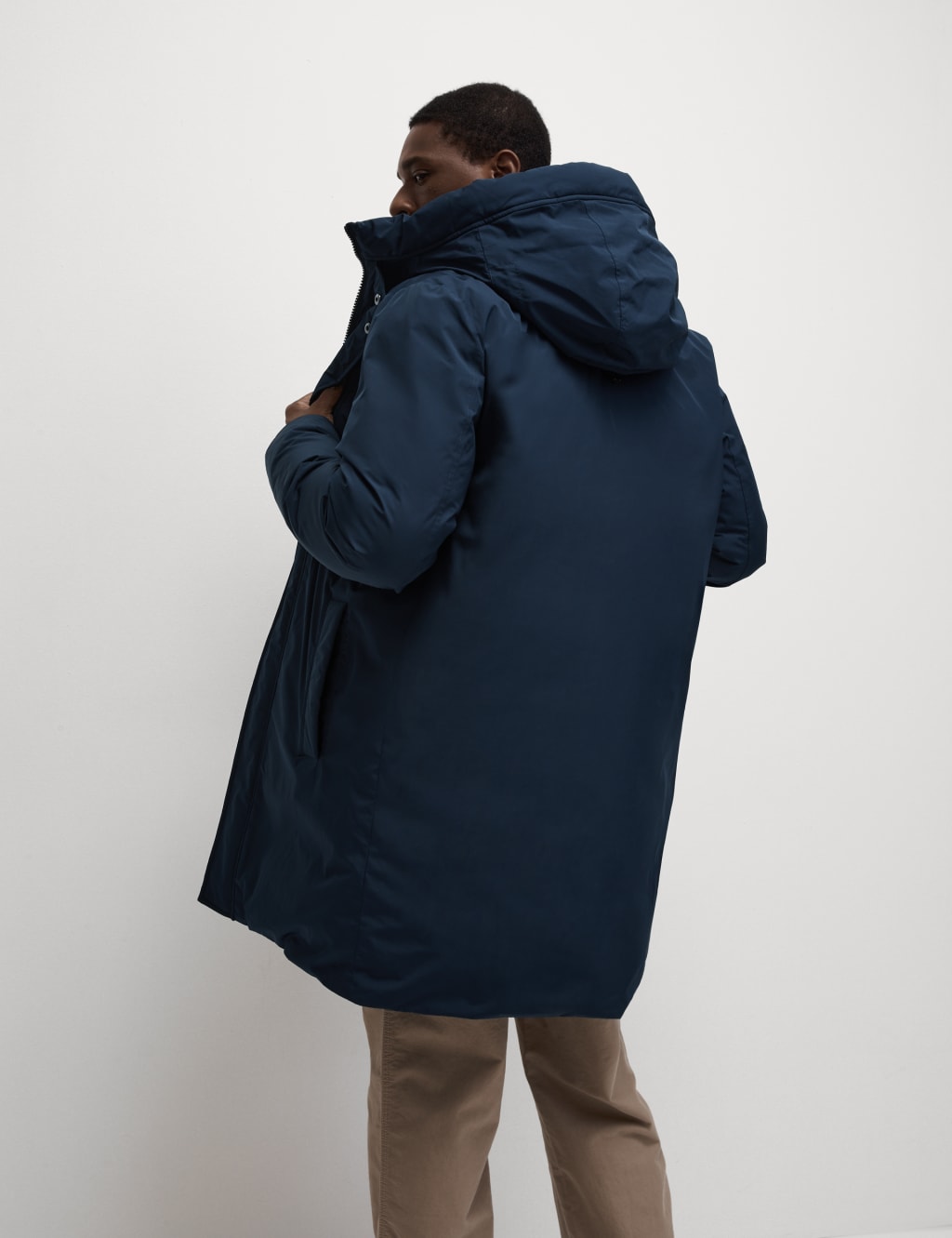 Feather and Down Padded Snorkel Parka with Stormwear