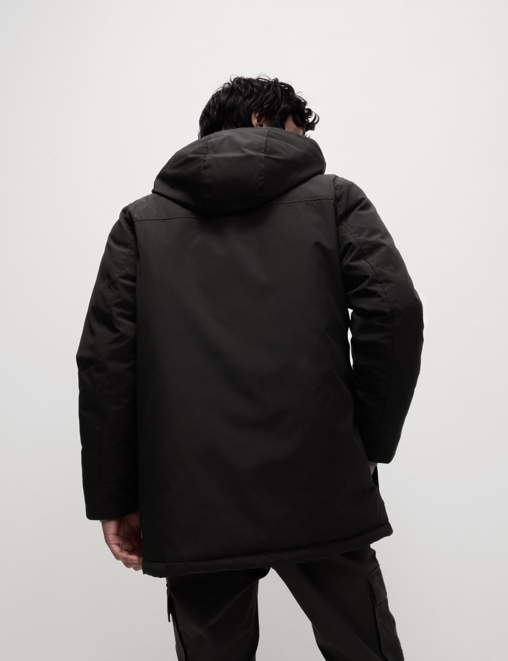 Padded Parka Jacket with Stormwear M S Collection M S