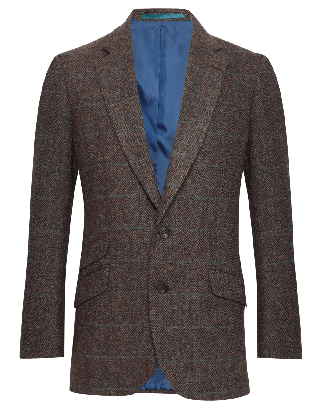 Luxury Pure Wool Harris Tweed Checked Jacket M S Collection Luxury M S