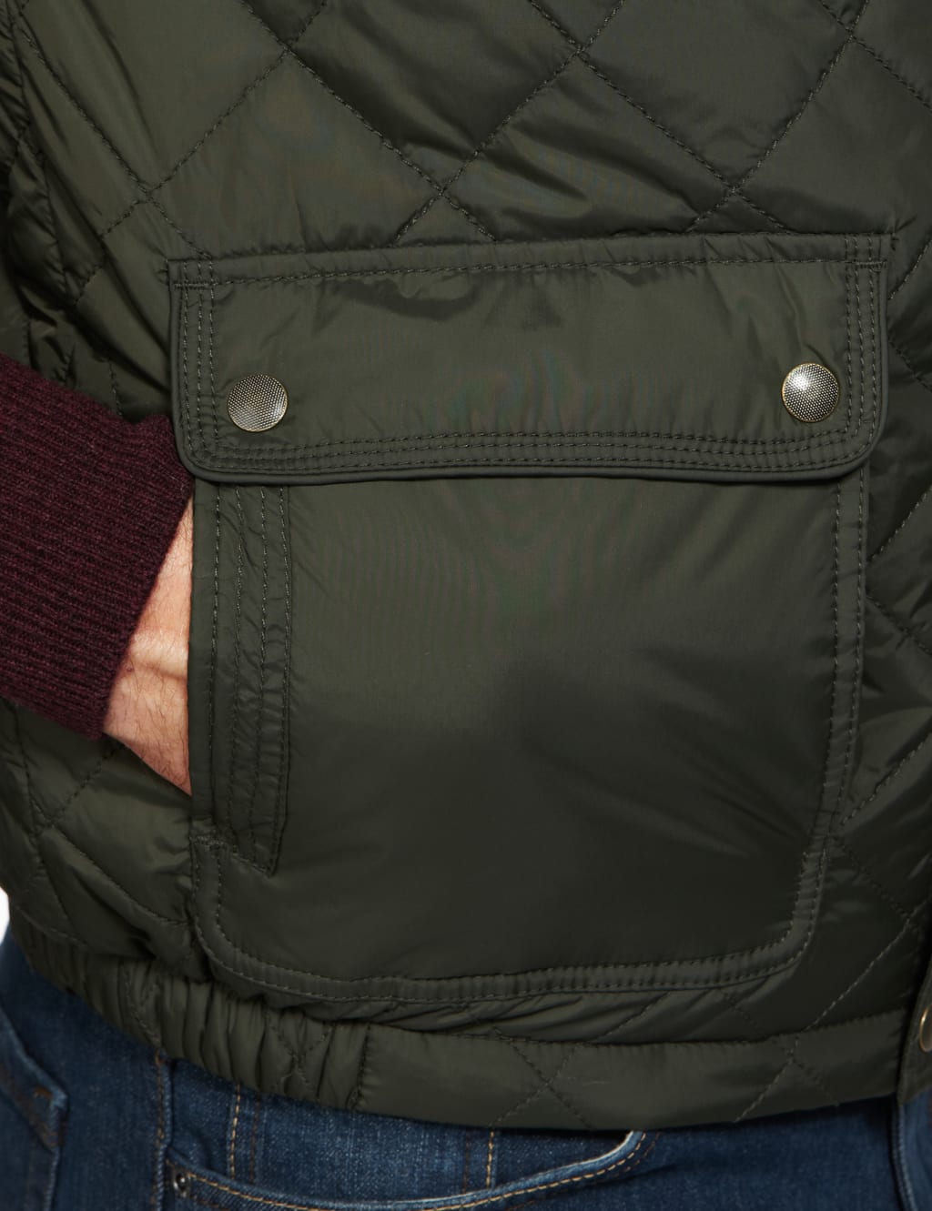 Slim Fit Quilted & Panelled Gilet 7 of 8