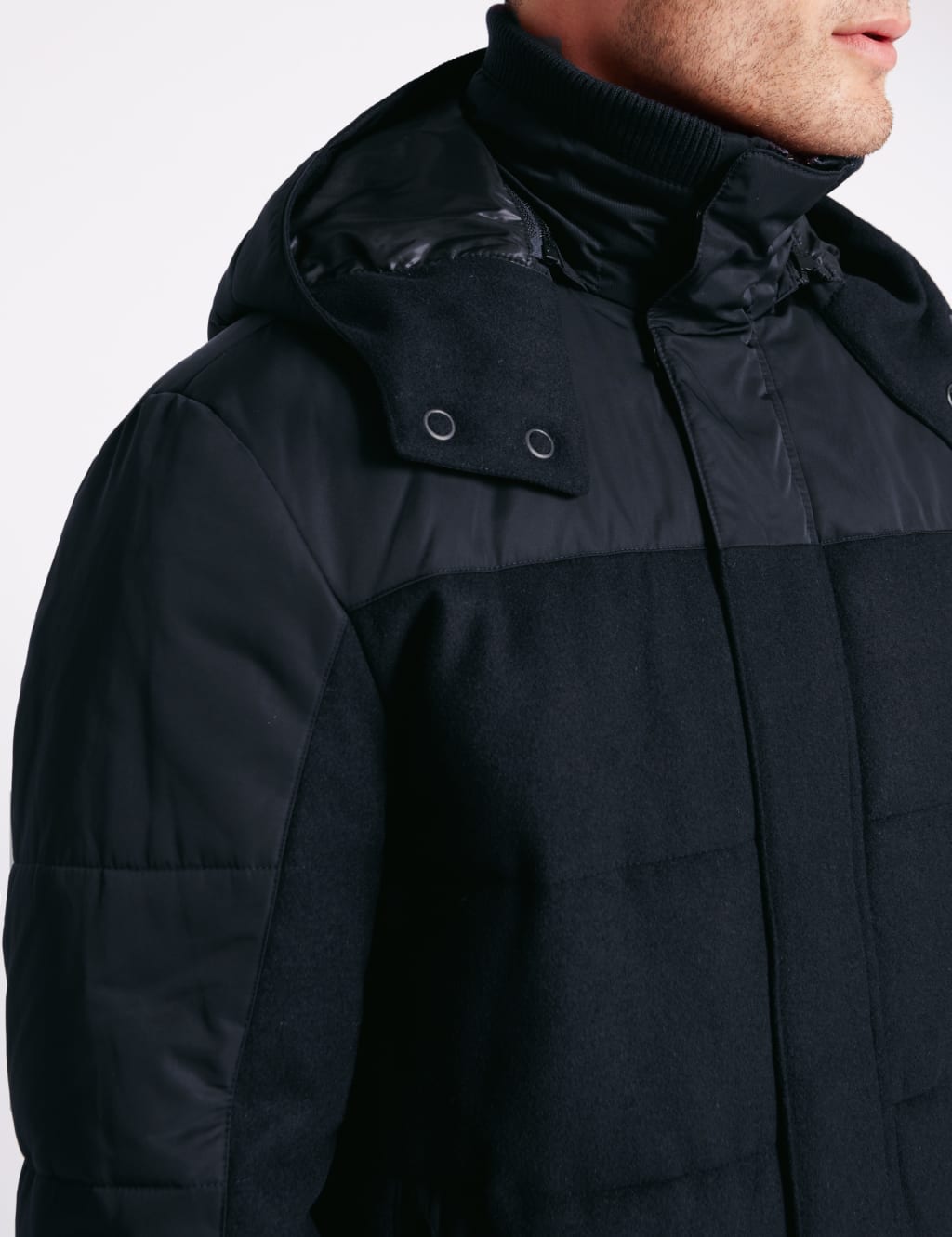 Wool Blend Quilted Jacket with Stormwear™ 4 of 6