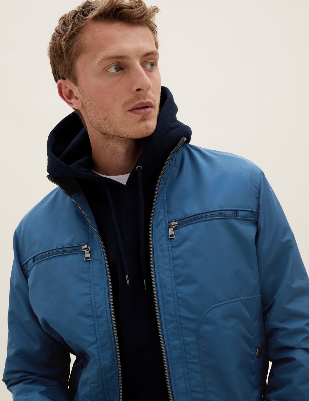 Bomber Jacket with Stormwear Blue Harbour M S