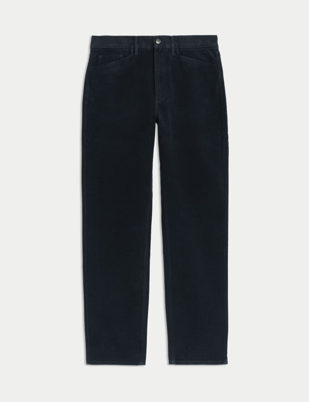 Regular Fit Italian Moleskin 5 Pocket Trousers 2 of 6