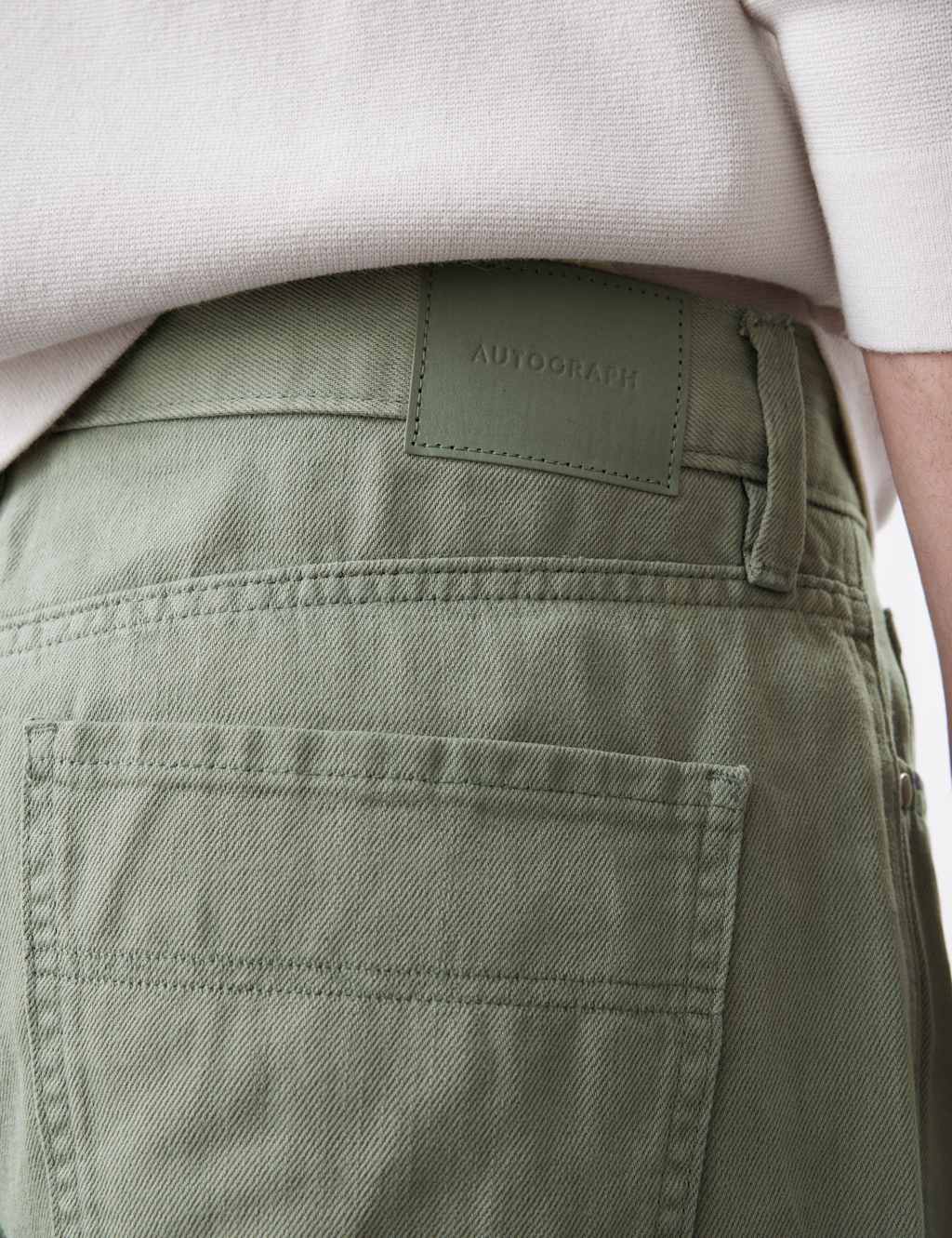 Loose Fit Lightweight Linen Blend Jeans 4 of 5