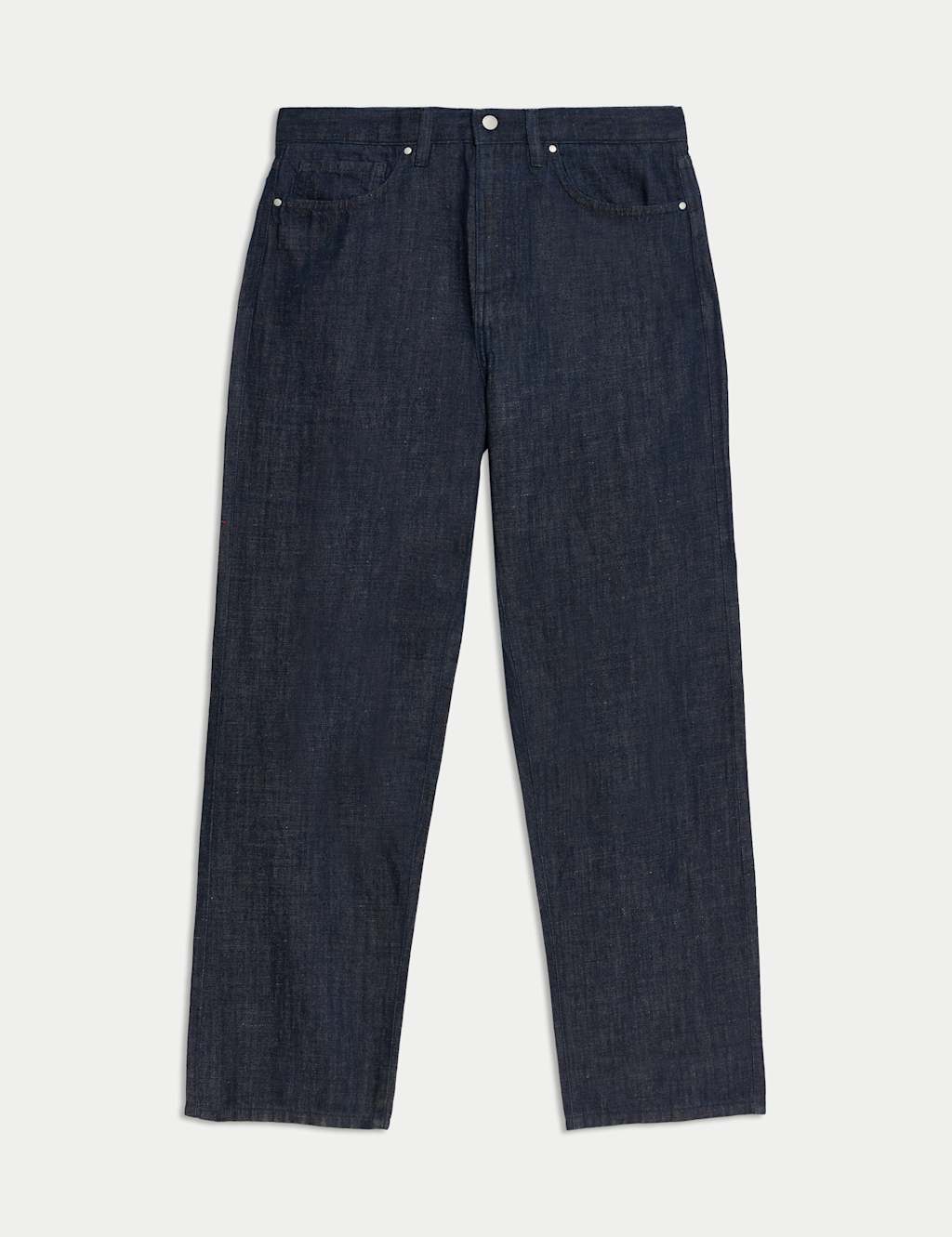 Loose Fit Lightweight Linen Blend Jeans 2 of 5