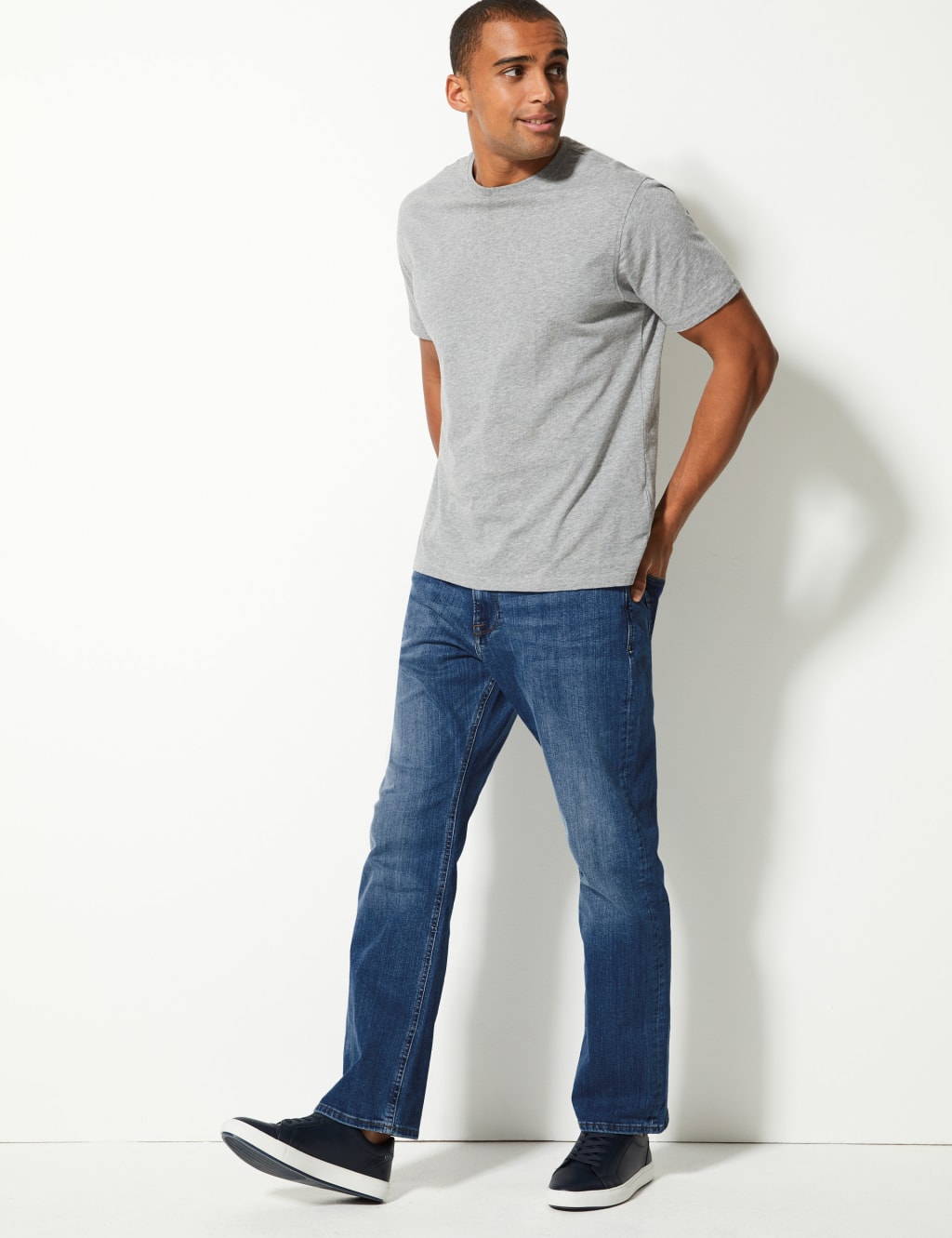 Straight Fit Stretch Jeans 1 of 6