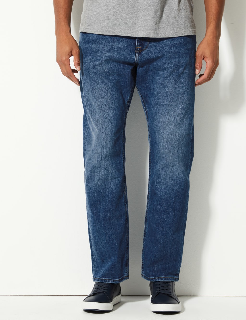 Straight Fit Stretch Jeans 3 of 6
