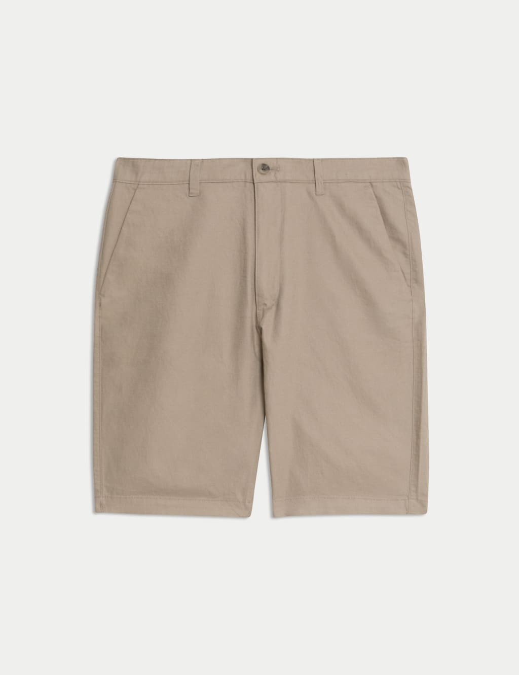 Regular Fit Cotton Linen Blend Chino Shorts 2 of 5