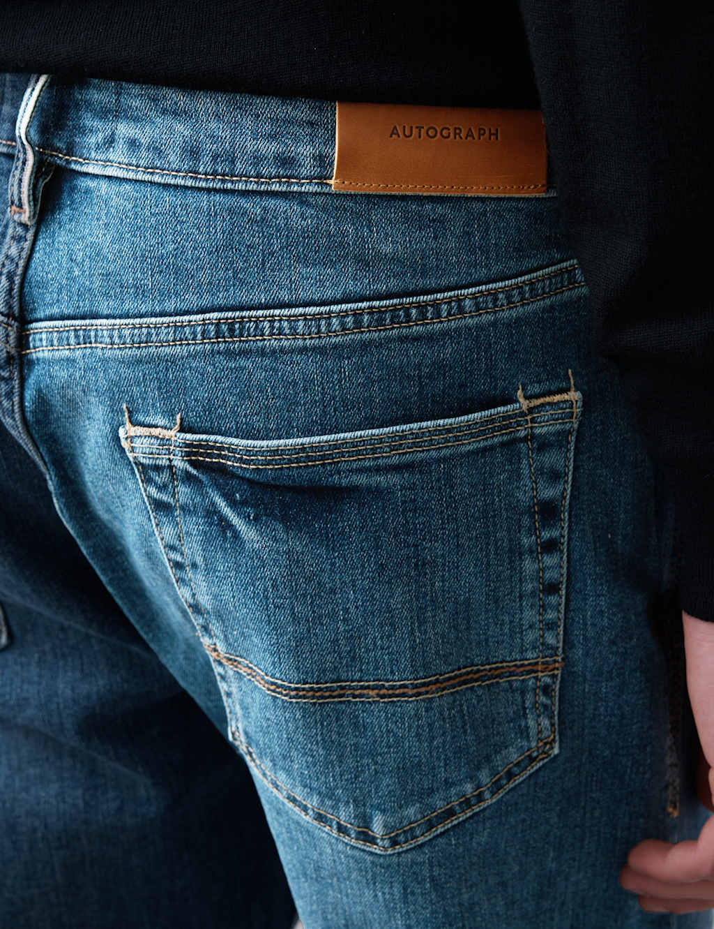 Slim Fit Japanese Selvedge Stretch Jeans 3 of 7