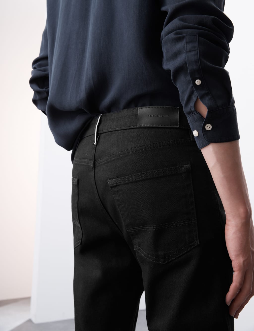 Slim Fit Japanese Selvedge Stretch Jeans 3 of 6