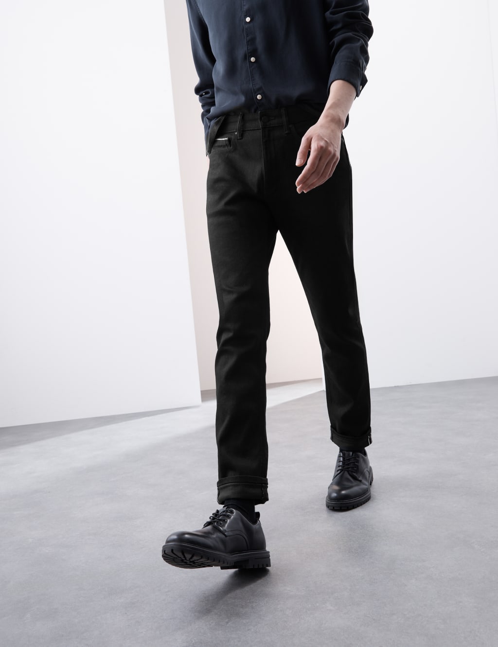 Slim Fit Japanese Selvedge Stretch Jeans 4 of 6