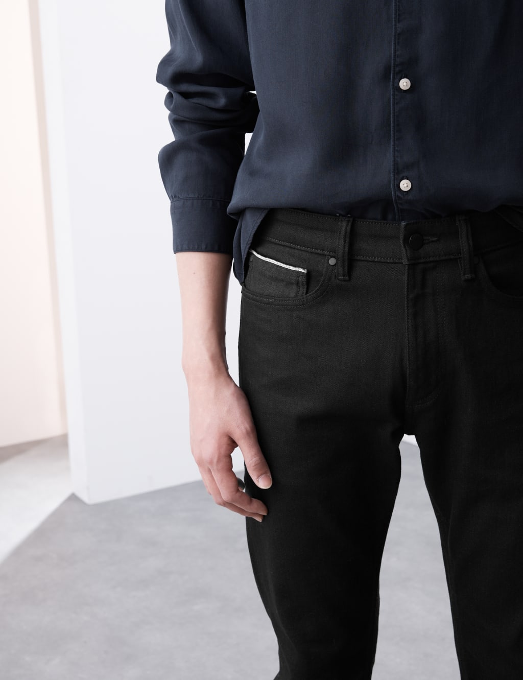 Slim Fit Japanese Selvedge Stretch Jeans 5 of 6