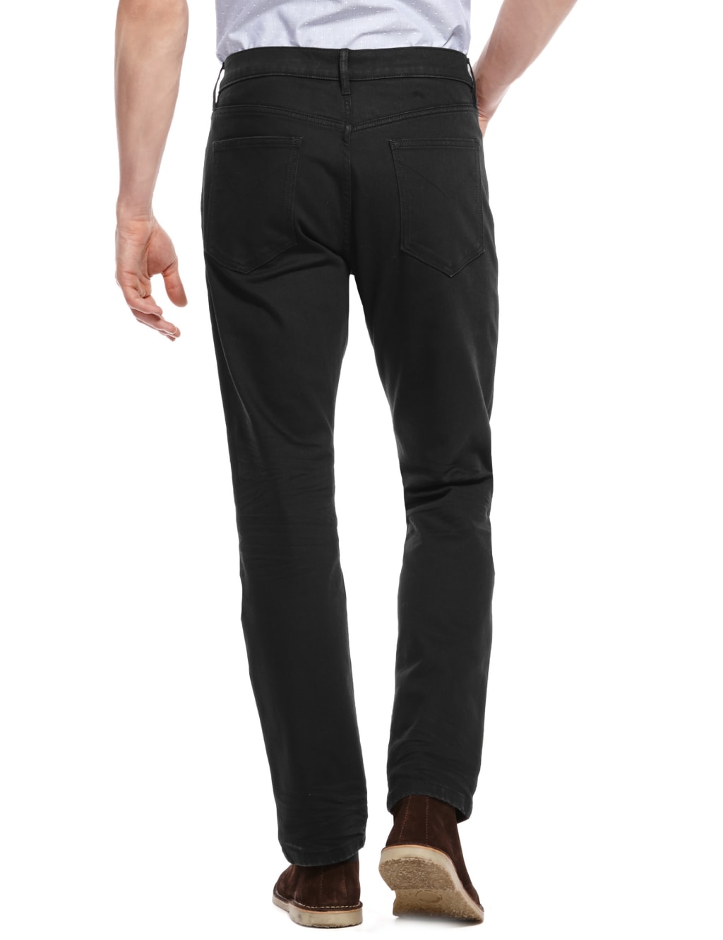 Superslim Fit Stretch Coated Jeans M S Collection M S