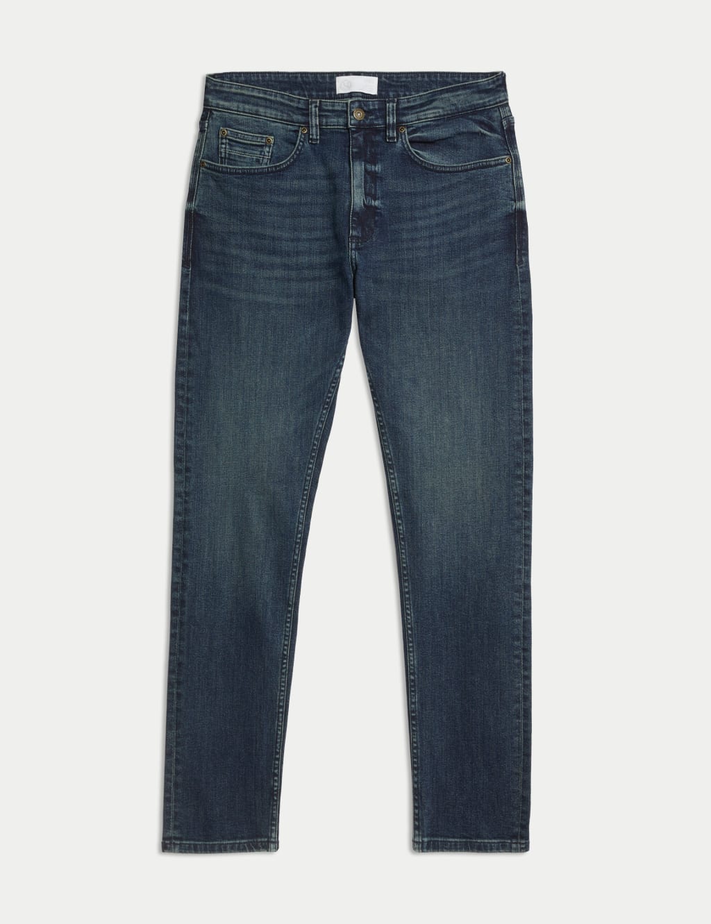 Slim Fit Vintage Wash Stretch Jeans 2 of 4