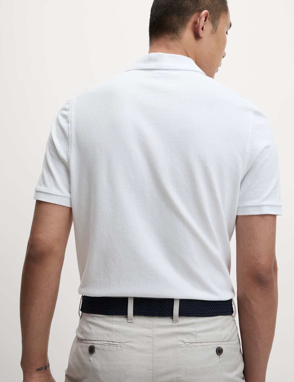 Striped Belted Stretch Chino Shorts 5 of 6