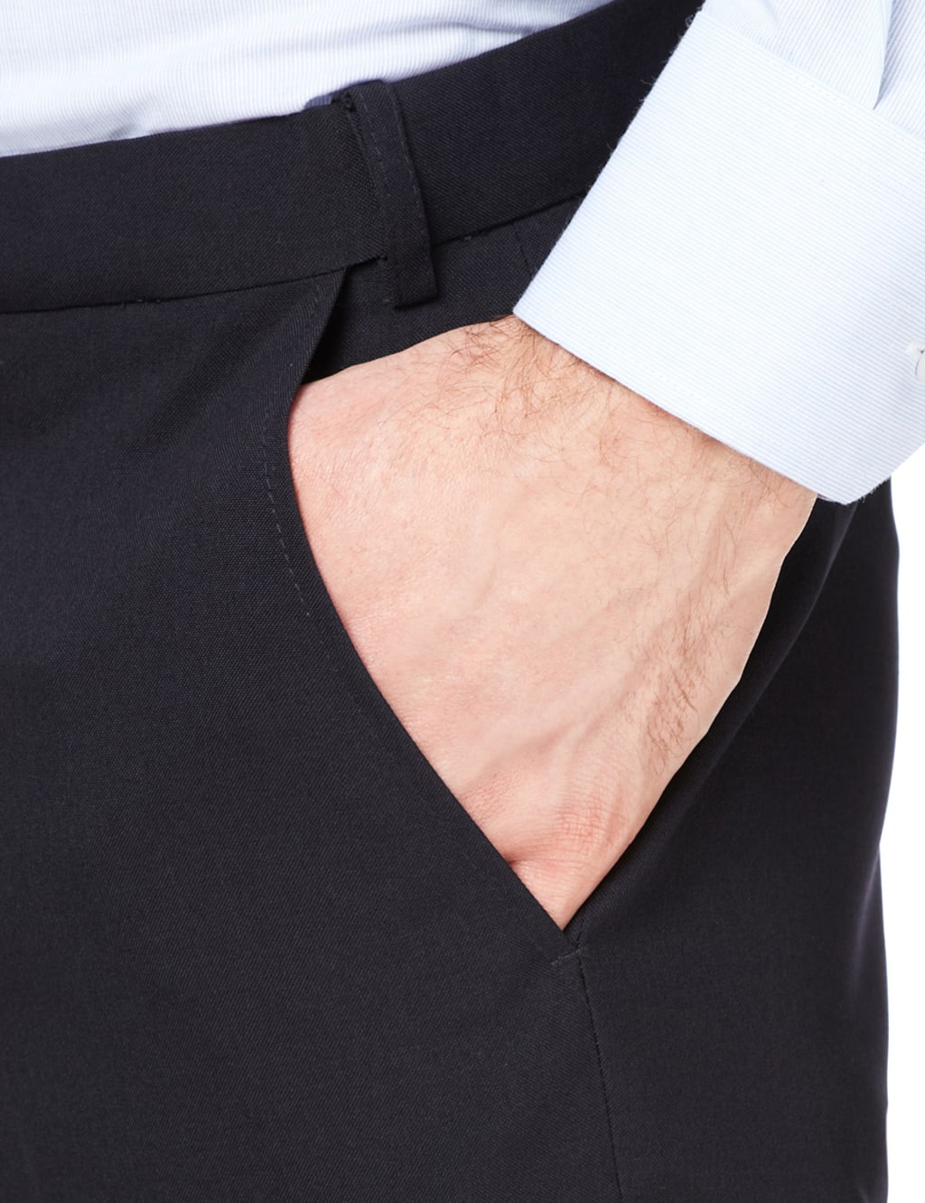 Shorter Length Flat Front Trousers 5 of 5