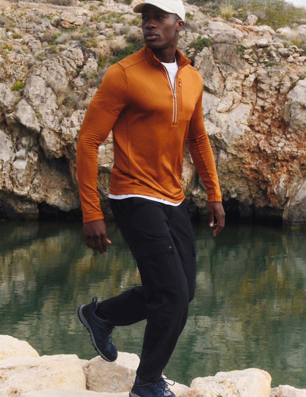 Straight Fit Thermal Trekking Trousers M S Collection M S