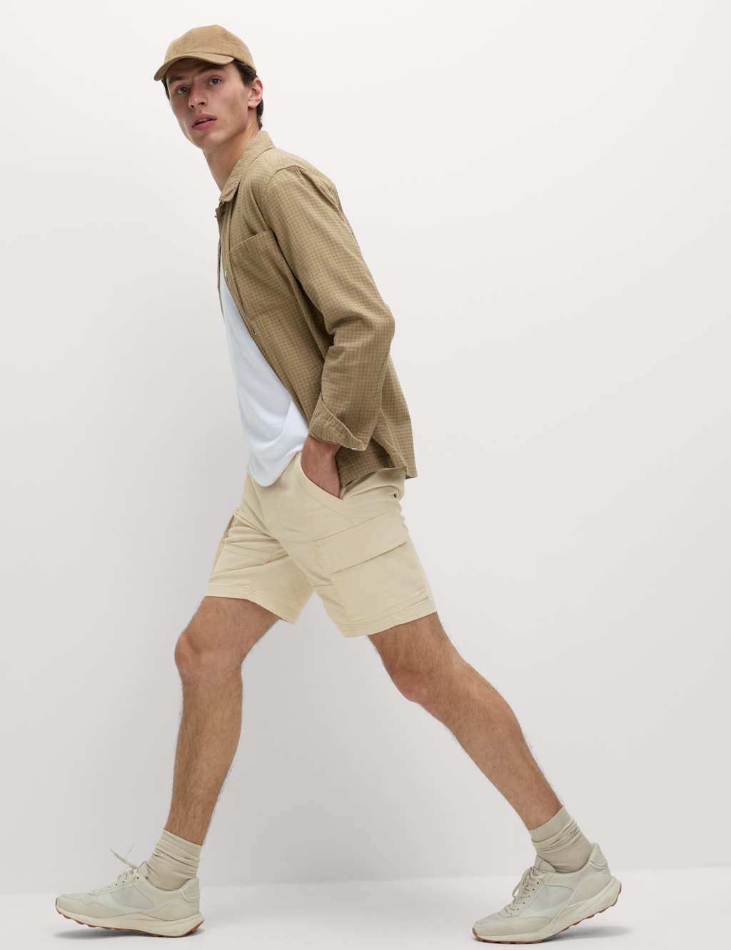Straight Fit Stretch Cargo Short 1 of 6