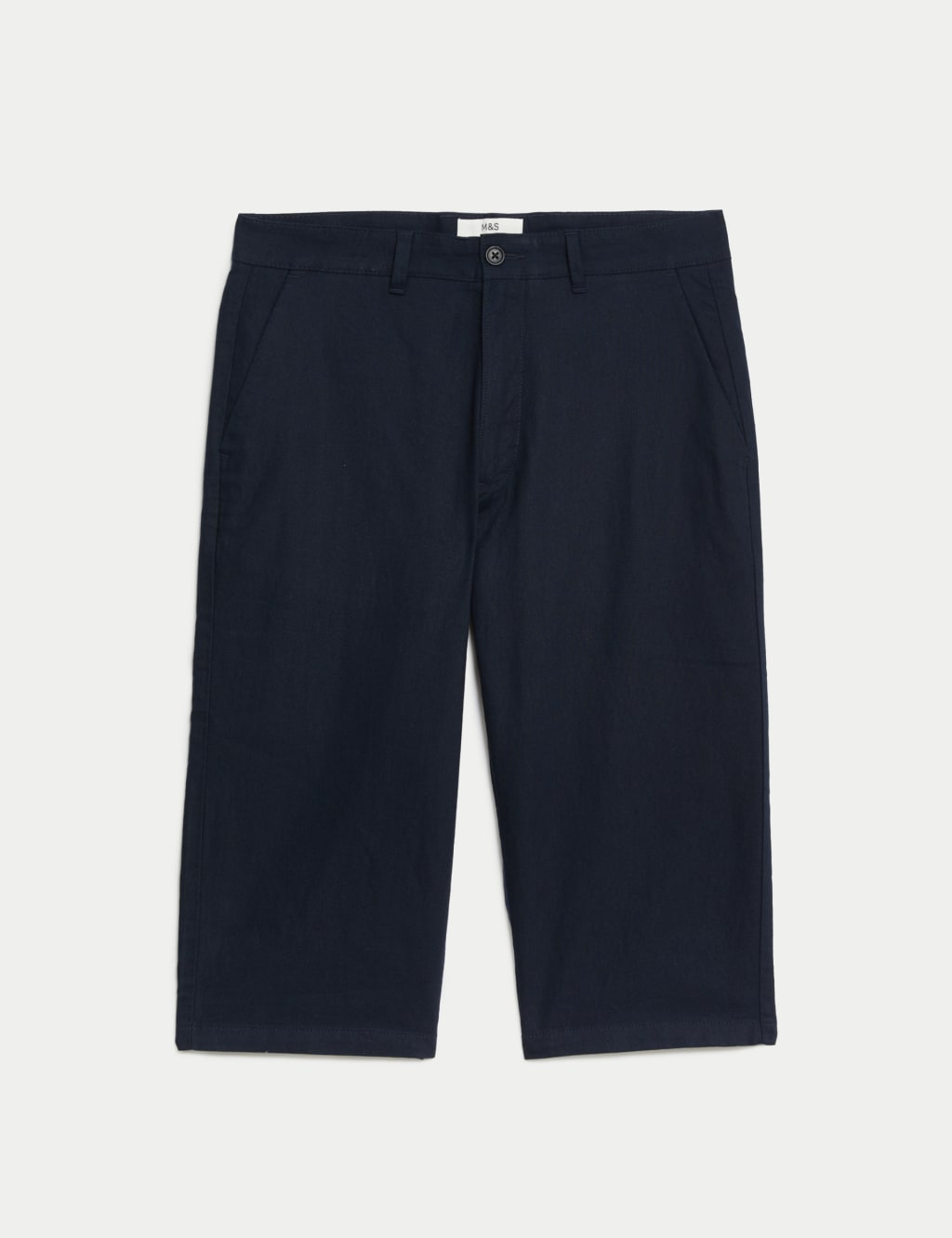 Linen Blend 3/4 Leg Shorts 2 of 5