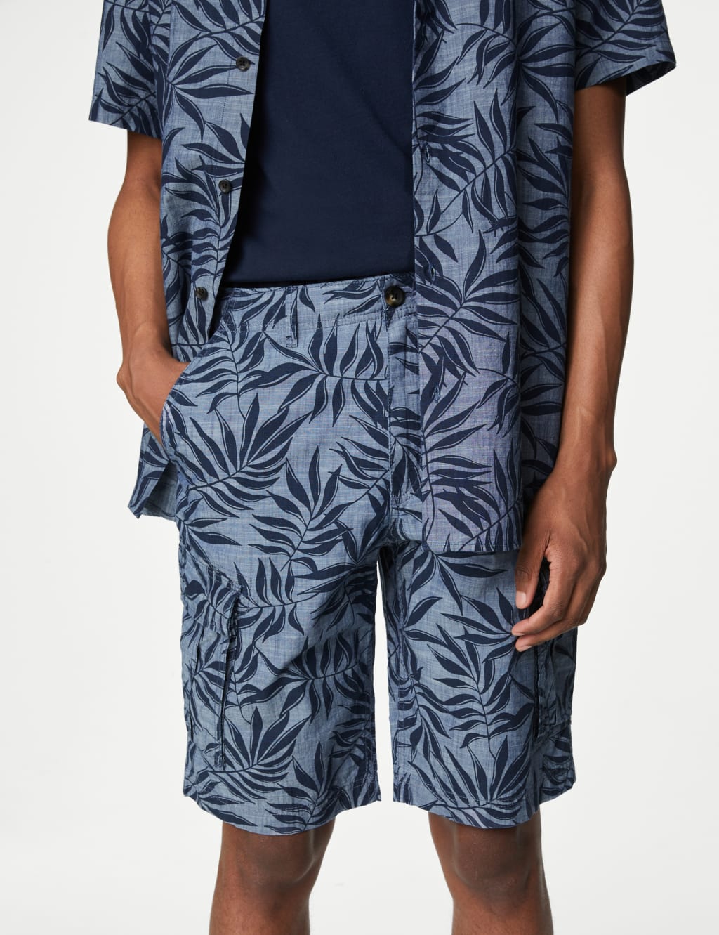 M&s cotton shorts discount