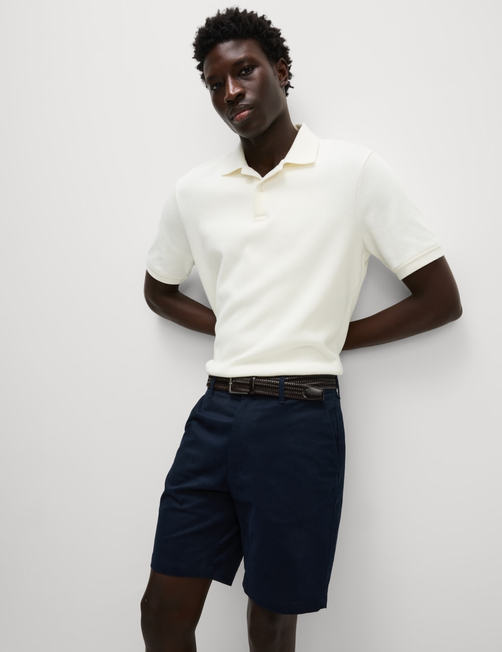 2pk Regular Fit Stretch Chino Shorts 2 of 4