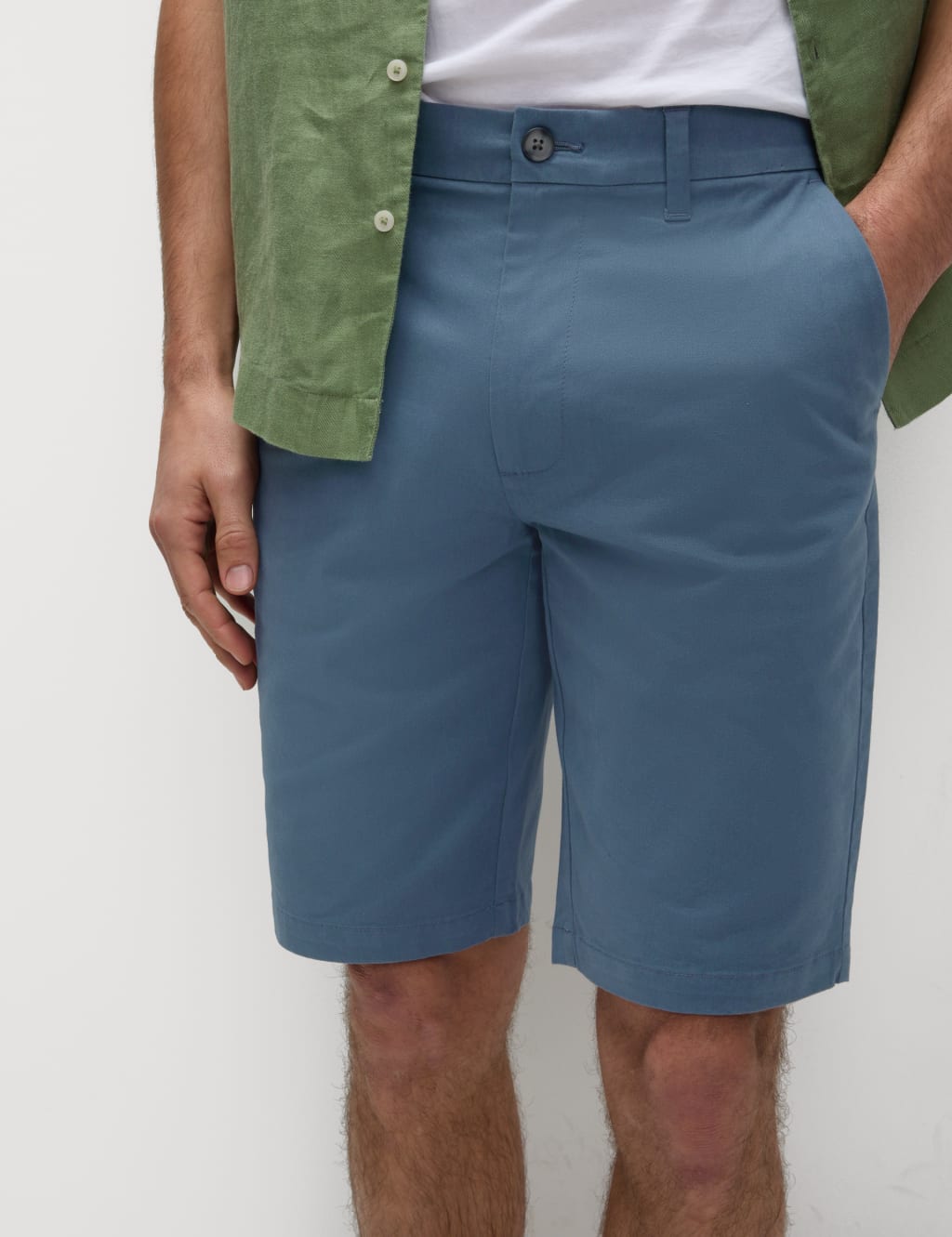 Regular Fit Stretch Chino Shorts 4 of 5
