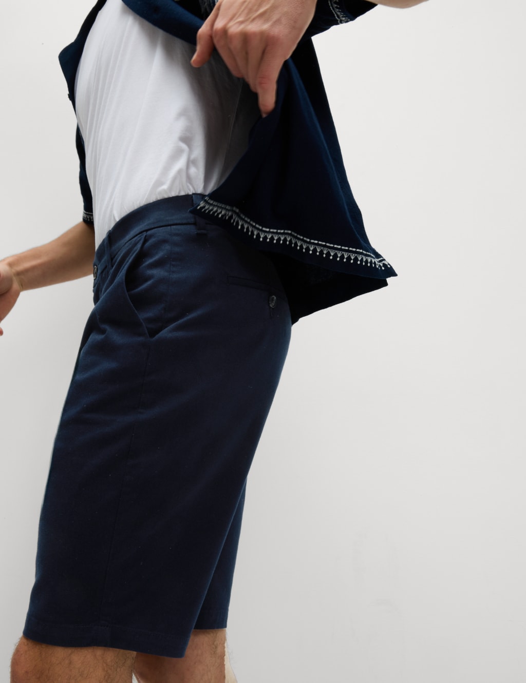 Regular Fit Stretch Chino Shorts 4 of 5