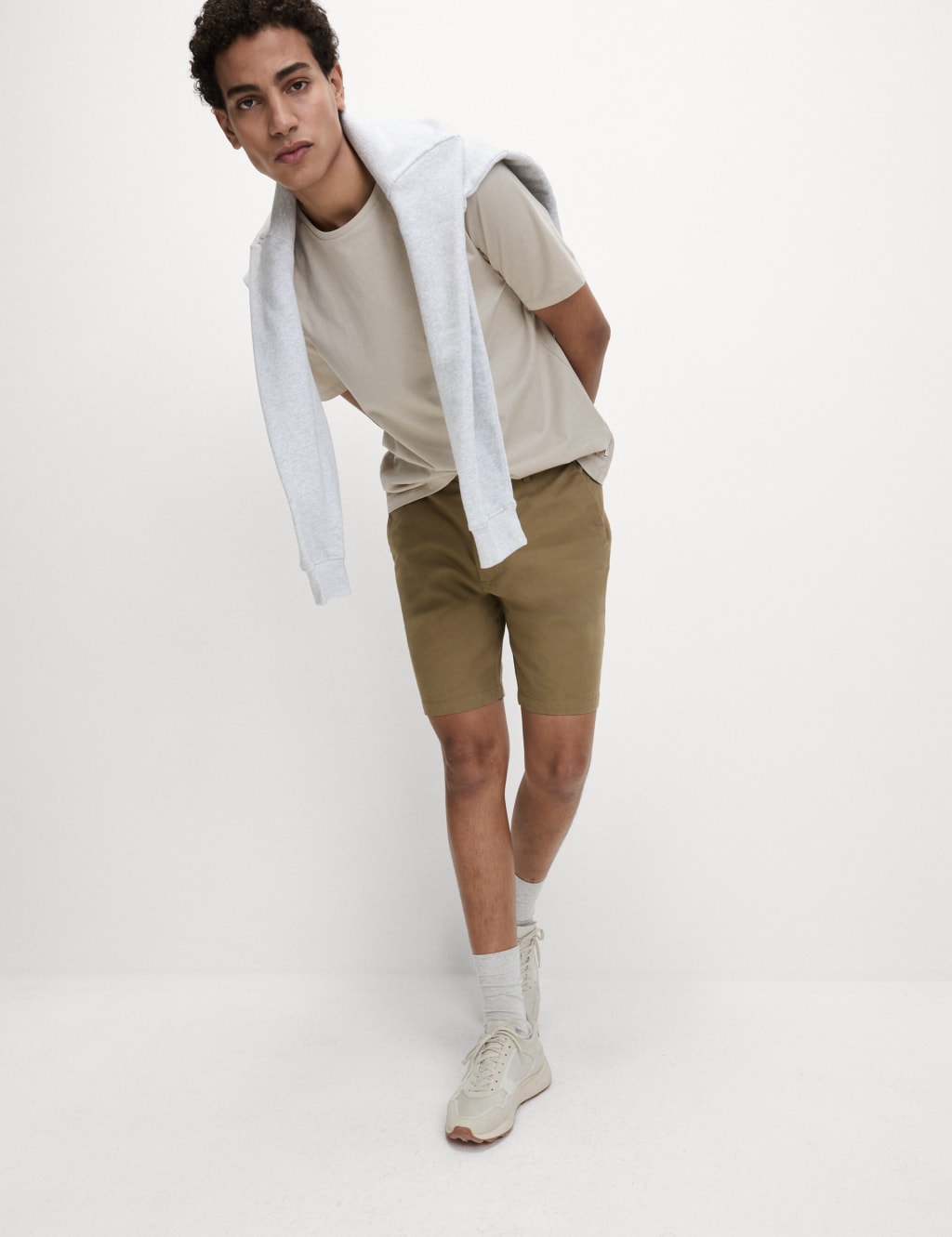 Regular Fit Stretch Chino Shorts 4 of 5