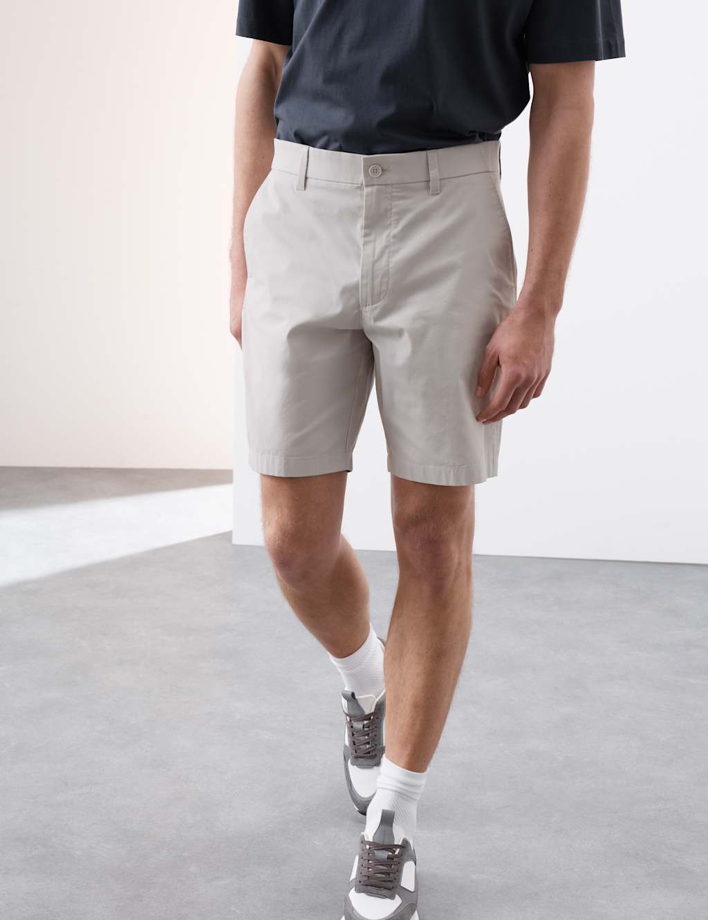 Regular Fit Super Lightweight Chino Shorts 1 of 5