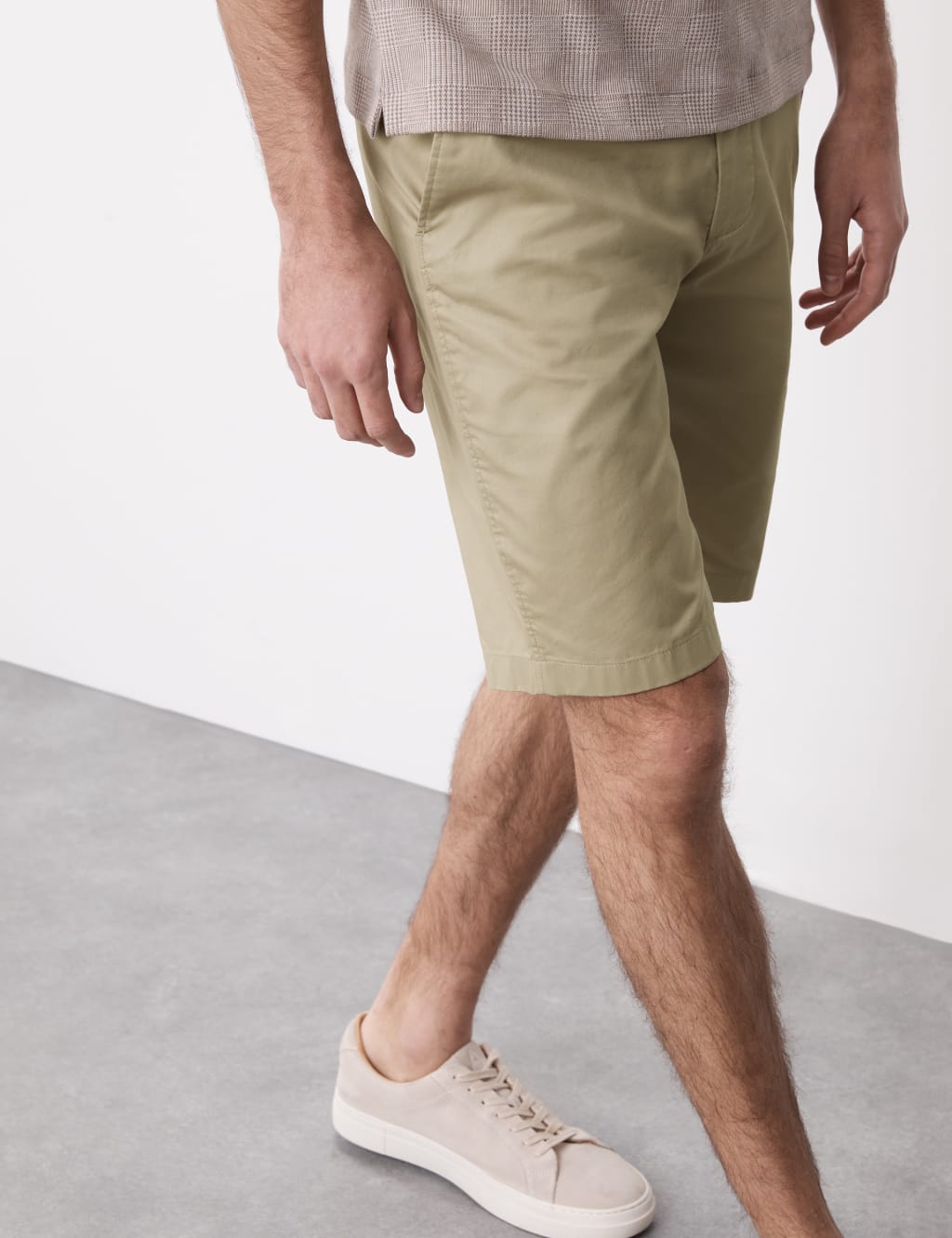 Regular Fit Super Lightweight Chino Shorts 1 of 7