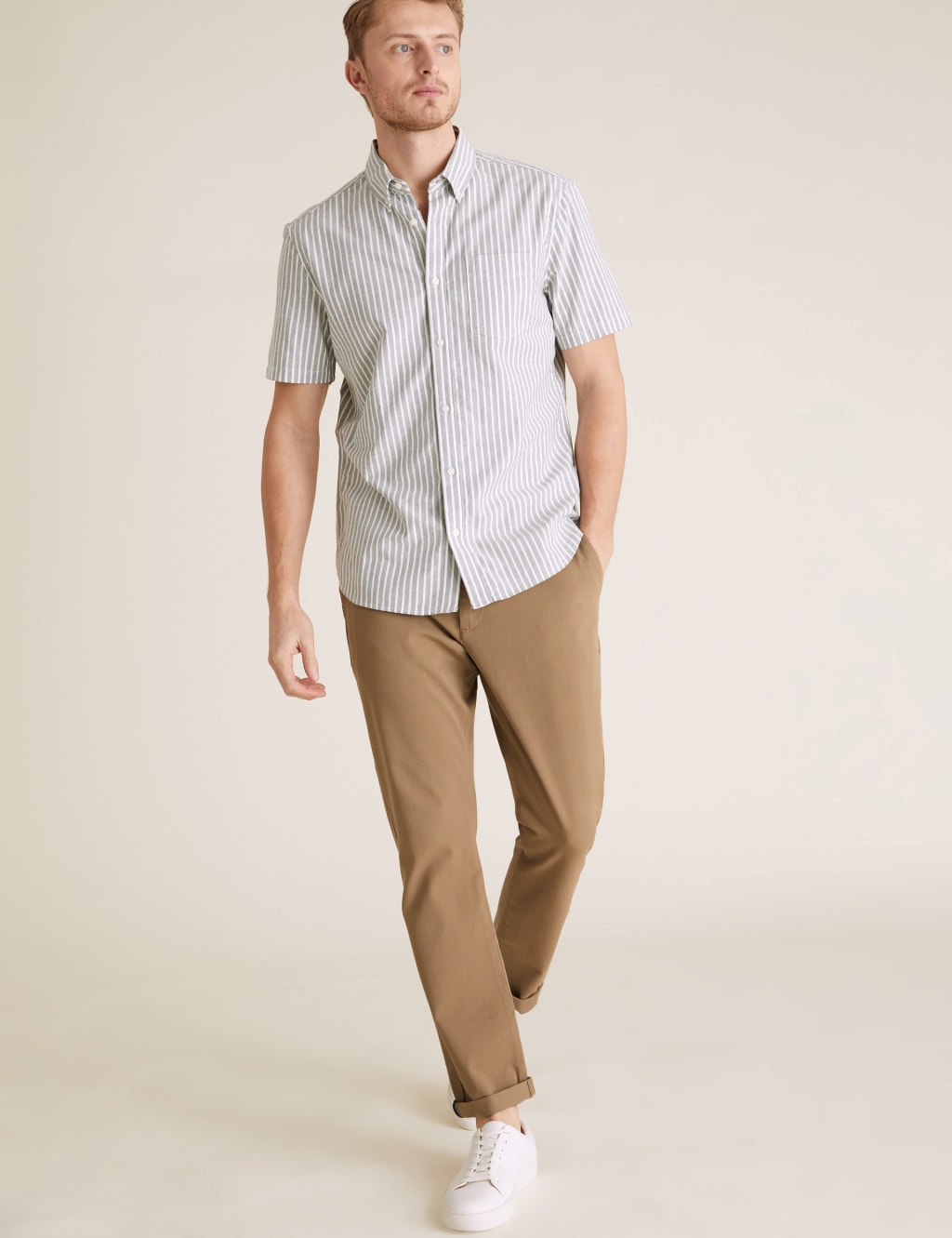 Slim Fit Organic Cotton Ultimate Chinos 1 of 7