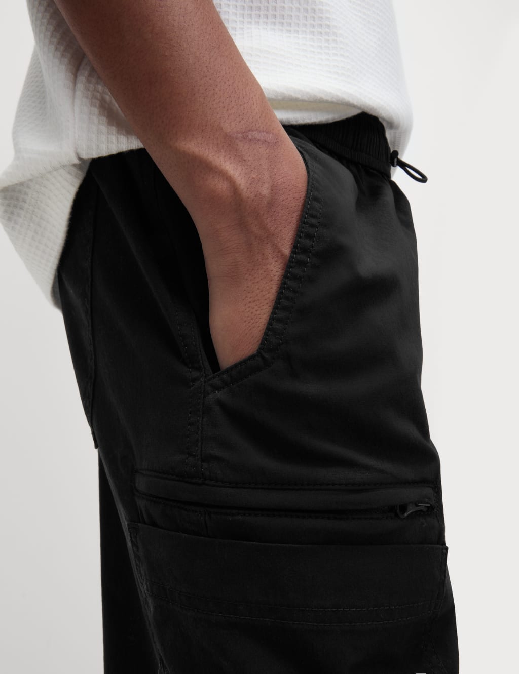 Loose Fit Parachute Cargo Trousers 4 of 6