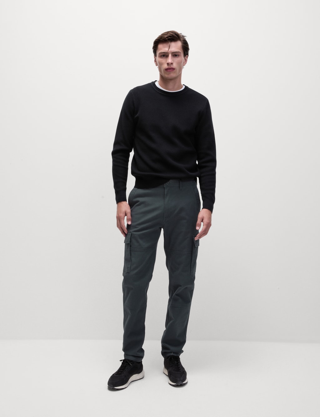 Tapered Fit Stretch Cargo Trousers 4 of 6