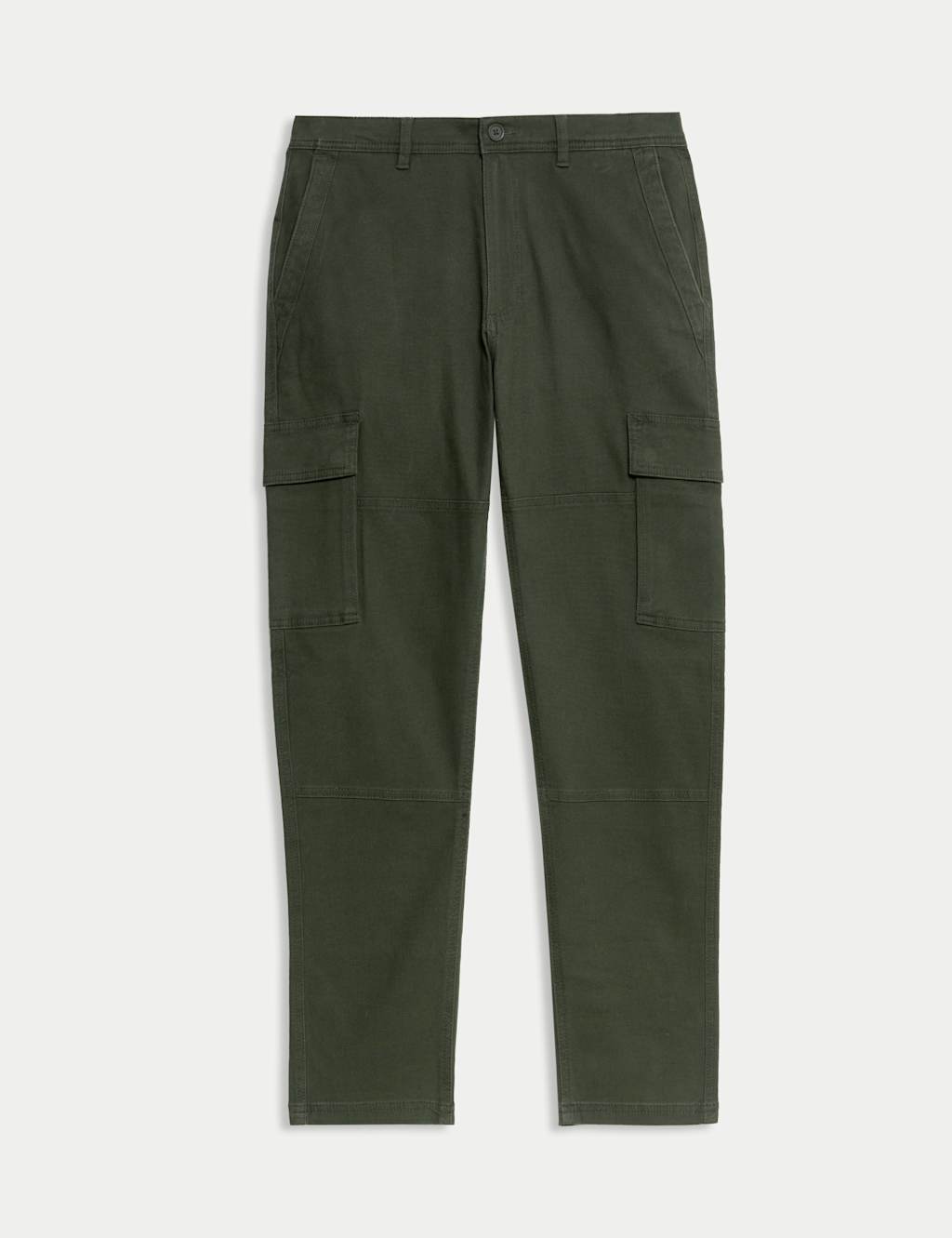 Tapered Fit Stretch Cargo Trousers 2 of 5