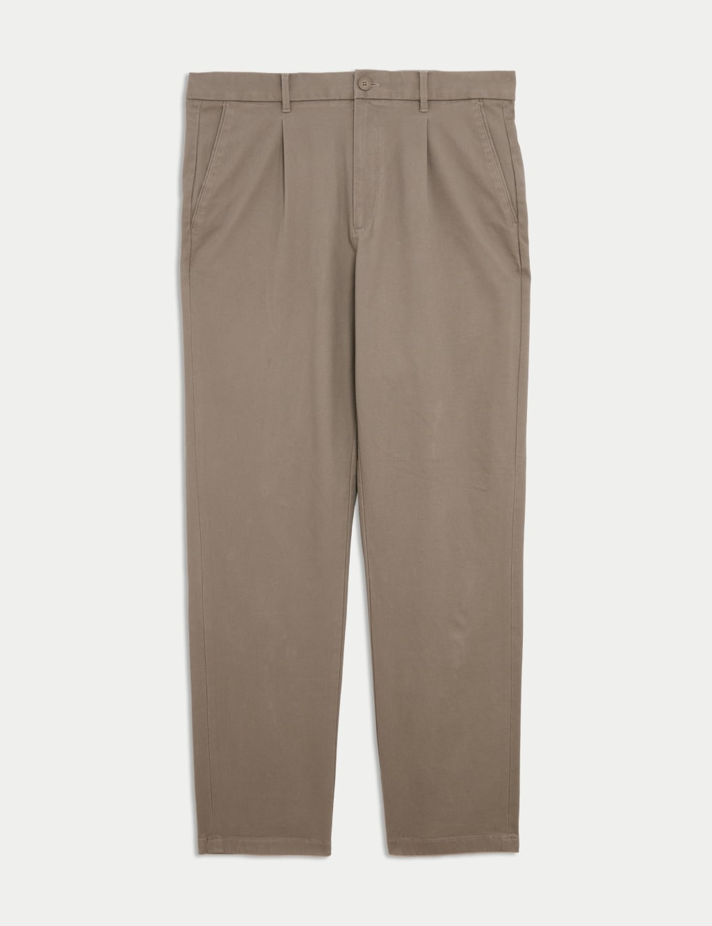 Regular Fit Textured Dobby Pleat Front Chinos 2 of 7