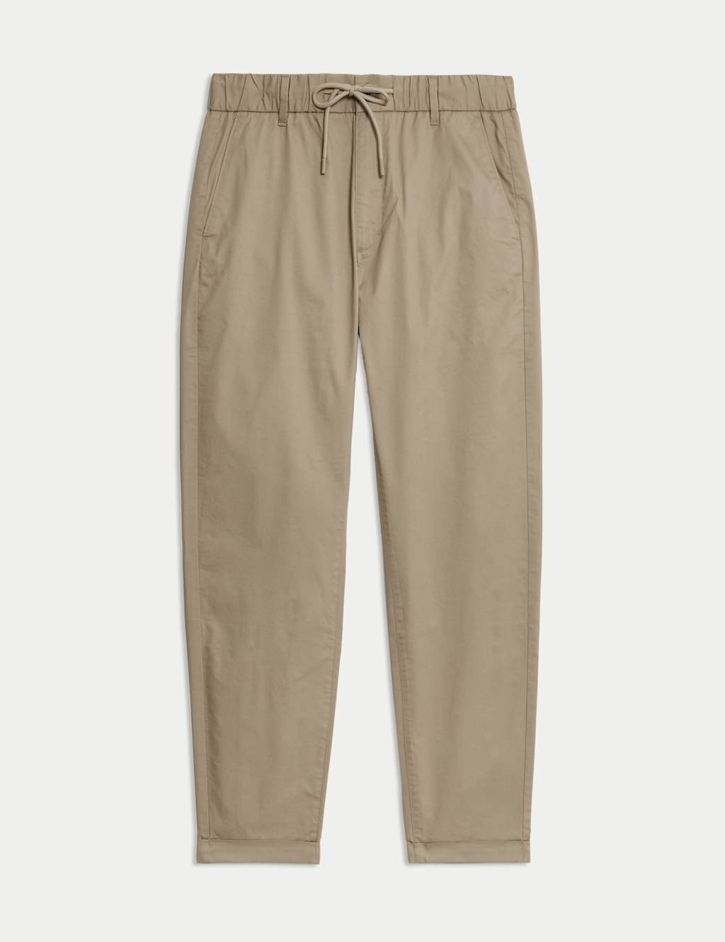 Super Lightweight Tapered Fit Elasticated Waist Trousers 2 of 6