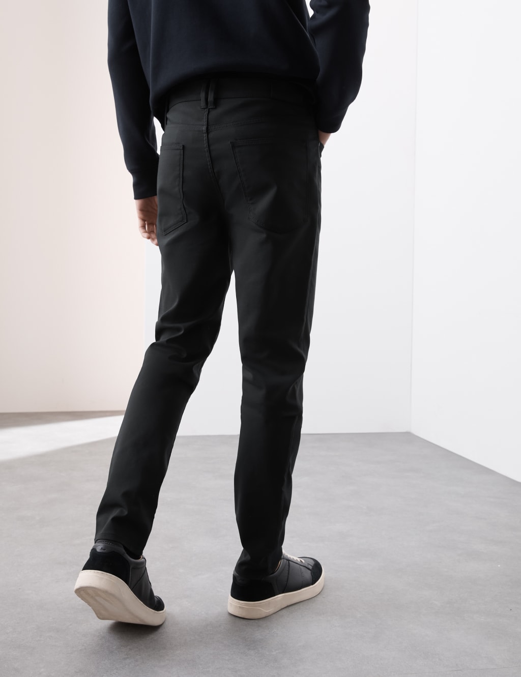 Performance Slim Fit Cotton Rich 5 Pocket Trousers 3 of 6