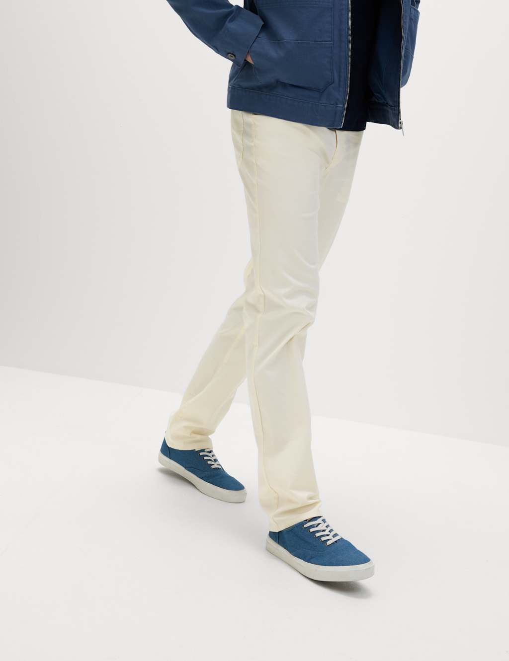 Straight fit Textured 5 Pocket Trousers 3 of 5